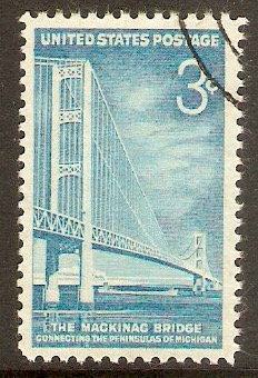 United States 1958 3c Mackinac Bridge Commemoration. SG1108.